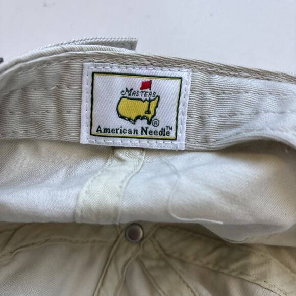 Augusta 2013 Masters Golf American Needle Hat Cap Beige Strap Back Adjustable GA - Picture 7 of 7